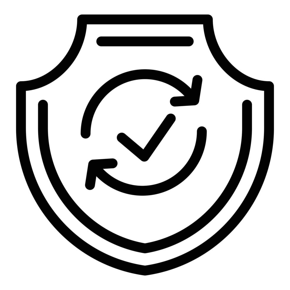 reliability-icon-outline-style-vector